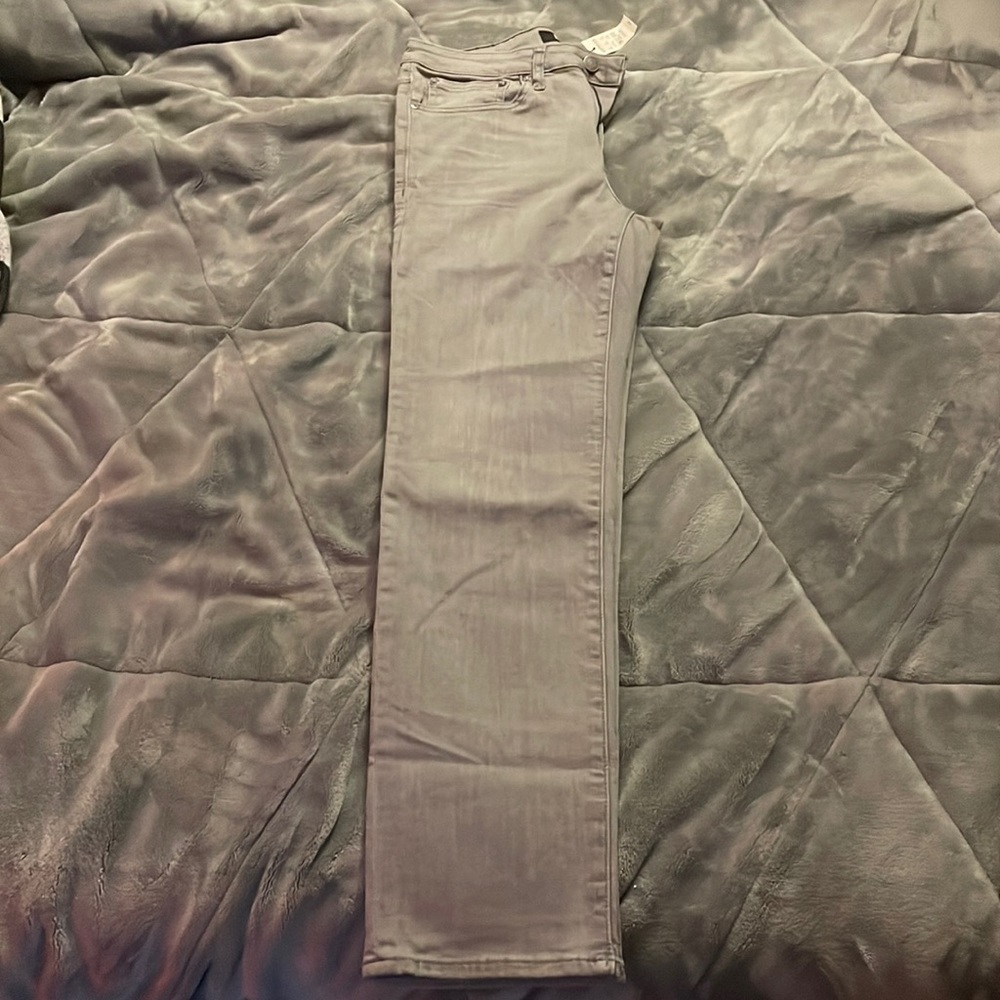 Express mens grey slim straight jeans